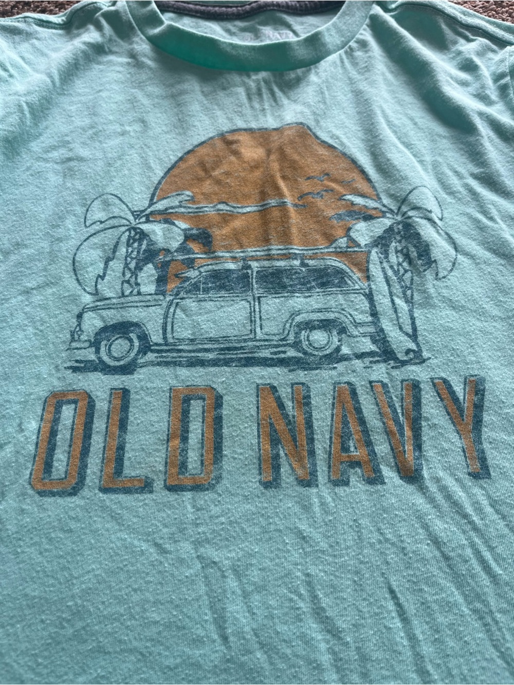 Old Navy Kids' Mint Green Graphic Tee - Picture 2 of 7